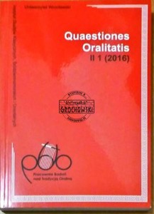 IIQuaestiones Oralitis II 1 (2016)