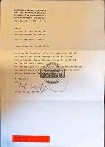 AUTOGRAF - Helmut Striffler