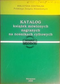 Katalog ksiażek mówionych nagranych na nośnikach cyfrowych