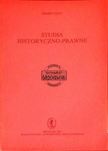 Studia historyczno-prawne. Zeszyt CCXV