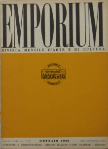 Emporium ; 1956, N. 733 ; Rivista mensile d'arte e di cultura