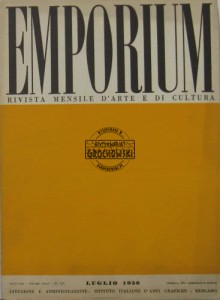 Emporium ; 1956, N. 739 ; Rivista mensile d'arte e di cultura