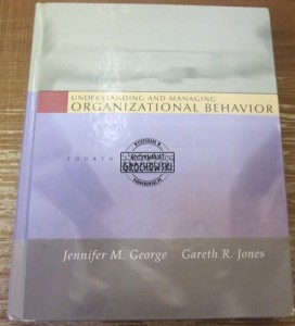 Understanding and mananging organizational behavior