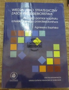 Wiedza jako strategiczny zasób  Sopińska