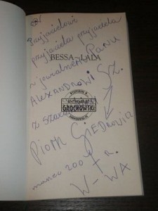Piotr Giedrowicz AUTOGRAF - Bessa-lala