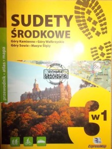 Sudety środkowe 3w1 przewodnik atlas mapa
