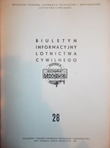 Biuletyn informacyjny lotnictwa cywilnego 28, 8'67