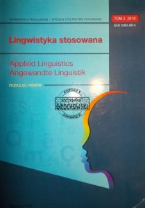 Lingwistyka stosowana przegląd, tom 2, 2010