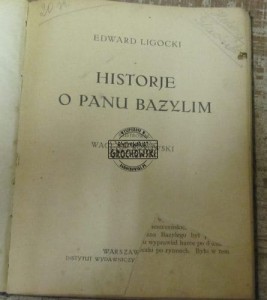 Historje o Panu Bazylim  LIGOCKI