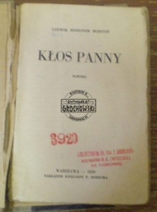 Kłos panny  MORSTIN  1929