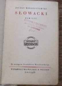 Słowacki  WOŁOSZYNOWSKI