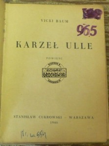 Karzeł Ulle  BAUM 1946