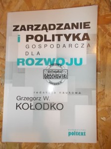 Zarządzanie i polityka gospodarcza dla rozwoju