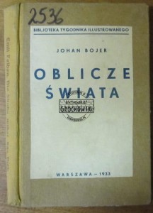 Oblicze świata  BOJER 1933