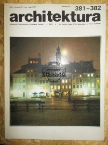 Architektura. Miesięcznik Stowarzyszenia Architektów Polskich. SARP. 7-8 1979