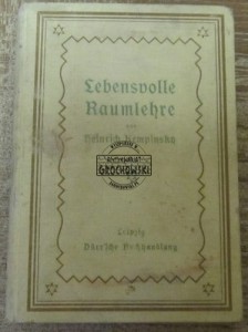 Lebensvolle Raumlehre  KEMPINSKY 1926