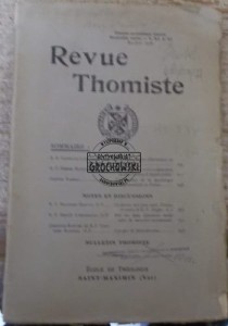 Revue Thomiste tom XI n.51  1928