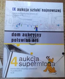 IX Aukcja sztuki najnowszej. 4 Aukcja supermłoda