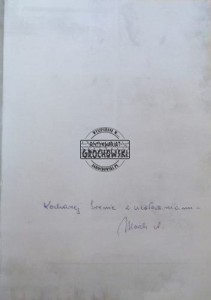 AUTOGRAF Marek Wawrzkiewicz  15 LISTÓW