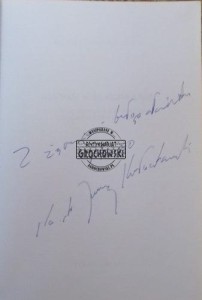 AUTOGRAF Jerzy Kułaczkowski  MĄDRE WYCHOWANIE