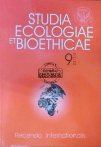 Studia ecologiae et bioethicae. Tom 9 2011/3
