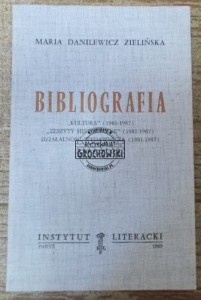 Bibliografia.  ZIELIŃSKA