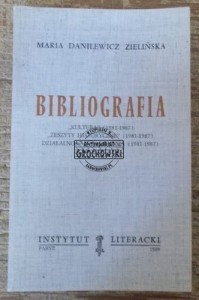 Bibliografia.  ZIELIŃSKA