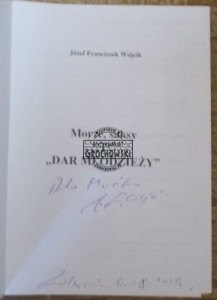 AUTOGRAF JÓZEF FRANCISZEK WÓJCIK  Morze Saksy i Dar Młodzieży.