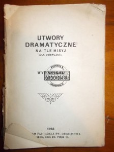 Utwory dramatyczne na tle misyj [dla dziewcząt]