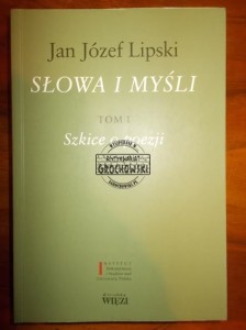 Słowa i myśli. Tom 1. Szkice o poezji