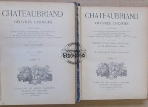 Oeuvres choisies I-II  CHATEAUBRIAND