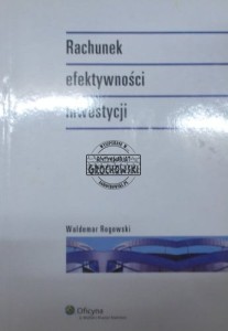 Rachunek efektywności przedsięwzięć inwestycyjnych.