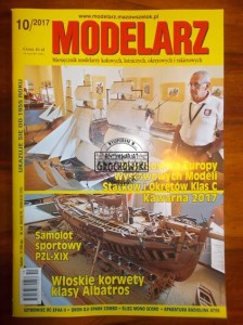 Modelarz 736 10/2017 : miesięcznik modelarzy kołowych, lotniczych, okrętowych i rakietowych
