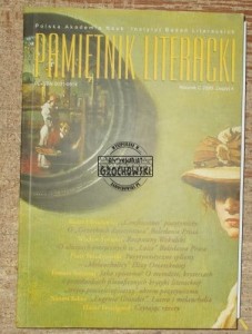 Pamiętnik literacki rocznik C 2009  zeszyt 4