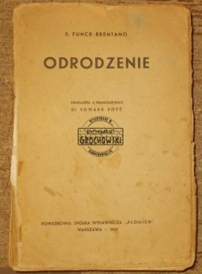 Odrodzenie  FUNCK-BRENTANO  1937