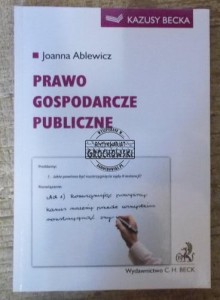 Prawo gospodarcze publiczne  ABLEWICZ