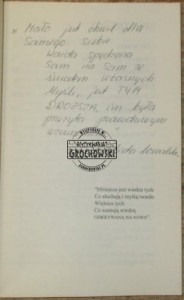 AUTOGRAF Elżbieta Nowalska  PRAWDA ODKRYWANA NA NOWO