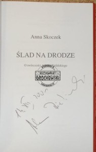 AUTOGRAF Adam Zieliński  ŚLADY NA DRODZE