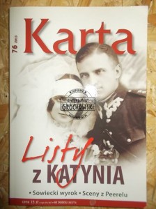 Karta nr 76. Listy z Katynia. Sowiecki wyrok. Sceny z Peerelu.
