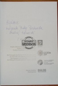 AUTOGRAF  Małgorzata Prokop Paskowska  i  Andrzej Łazowski  MATKI SOLIDARNOŚCI