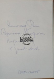 AUTOGRAF  Jacek Durski  UDERZA ZIEMIA
