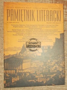 Pamiętnik literacki rocznik C 2009  zeszyt 2