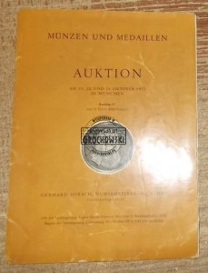 Munzen und medaillen auktion katalog 80  am 19, 20 und 21 mai 1972