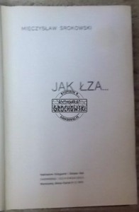 Jak łza  Ich tajemnica  SROKOWSKI  1910