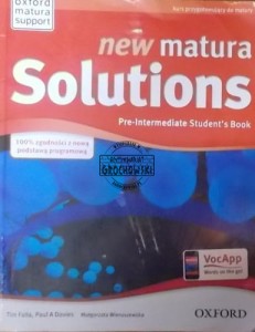 New Matura Solutions. Pre-Intermediate Student's Book