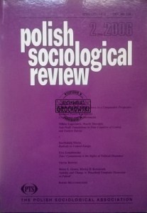 Polish Sociological Review. Numer 2(154) 2006