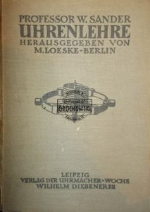 Uhrenlehre SANDER LOESKE