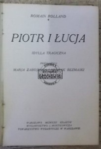 Piotr i Łucja  ROLLAND  1922
