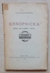 Konopnicka  DICKSTEIN-WIELEŻYŃSKA  1927