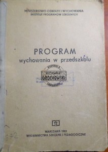 Program wychowania w przedszkolu